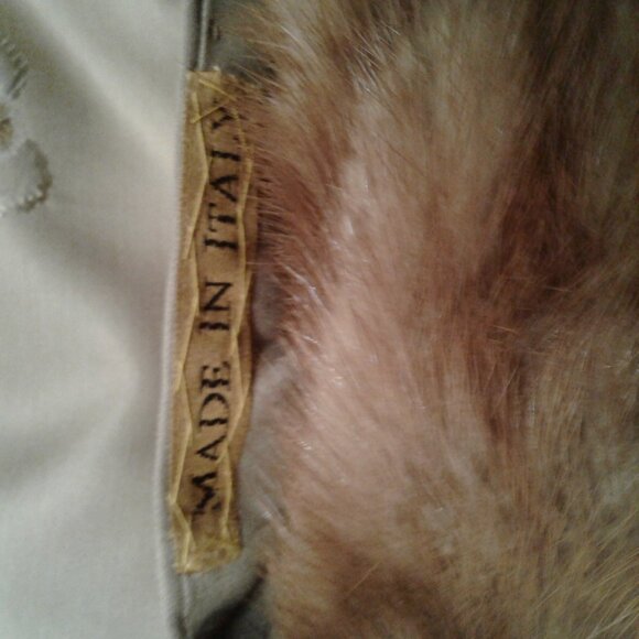 WOMEN REAL NATURAL MINK FUR VEST COAT JACKET WOMEN BROWN TAN M MEDIUM L LARGE 10 - Picture 10 of 13